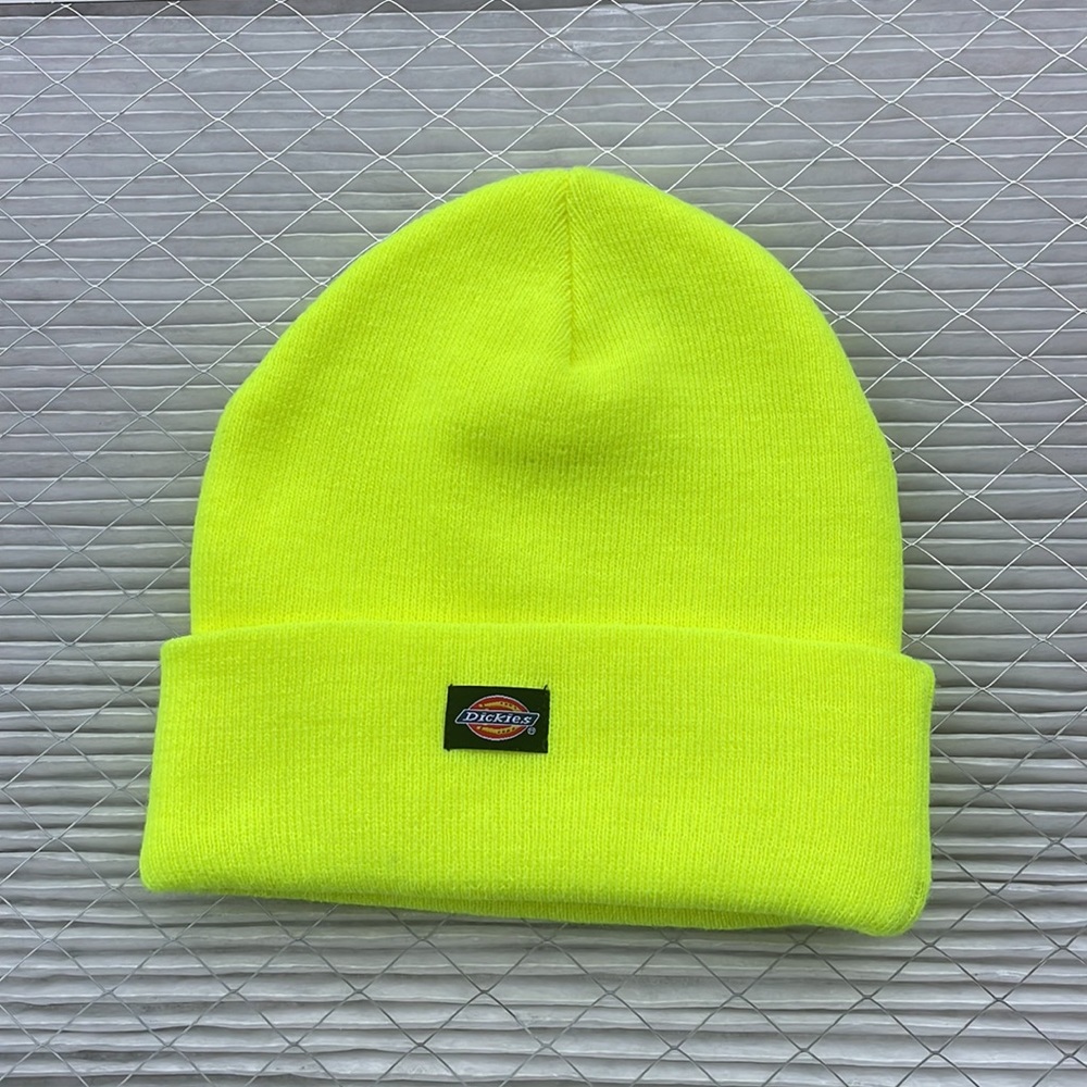 Dickies Neon highlighter Yellow Beanie Unisex